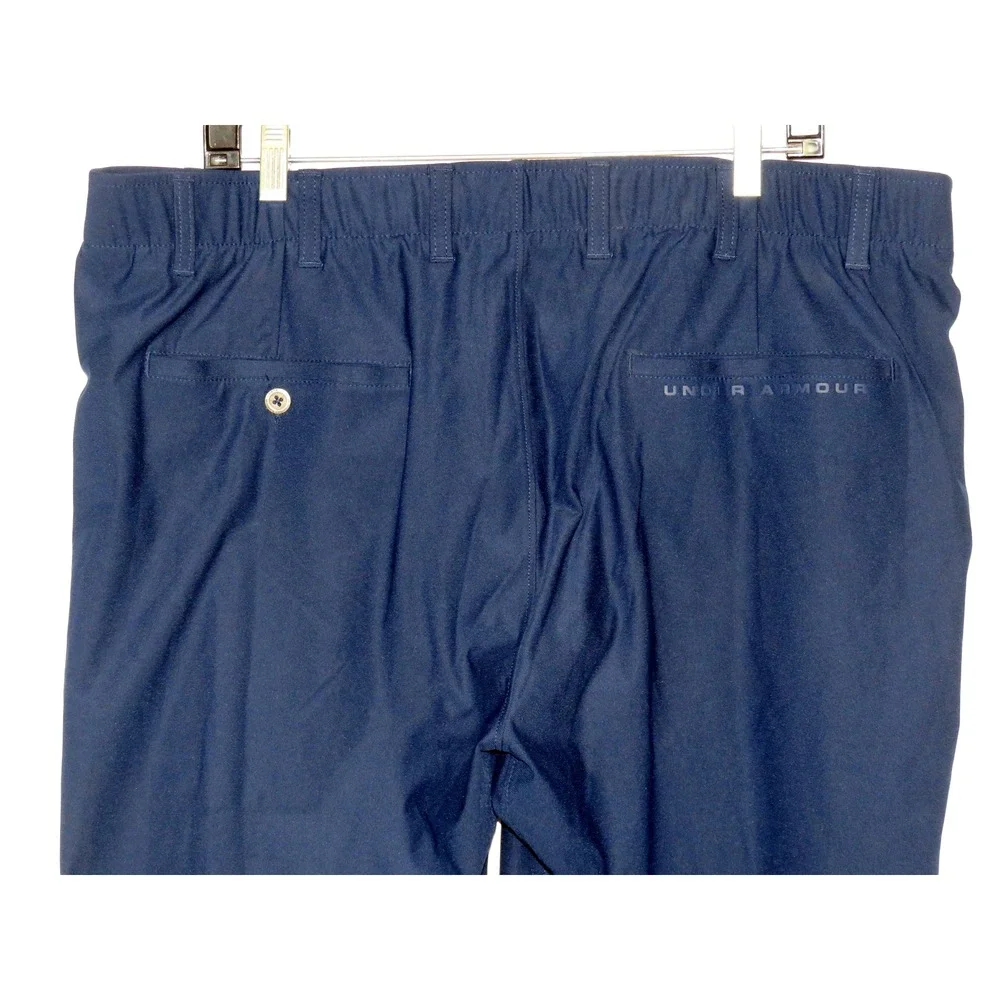 Under Armour Navy Blue 100% Polyester Performance‎ Golf Pants Men's 40 X 30